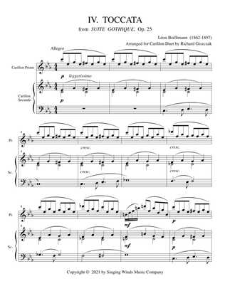 Book cover for Toccata from Suite Gothique, Op. 25 (duet)