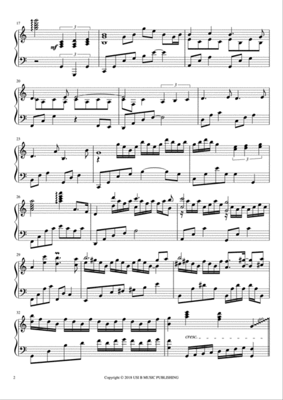 Somewhere In Time Piano Solo scores gallery preview page 2