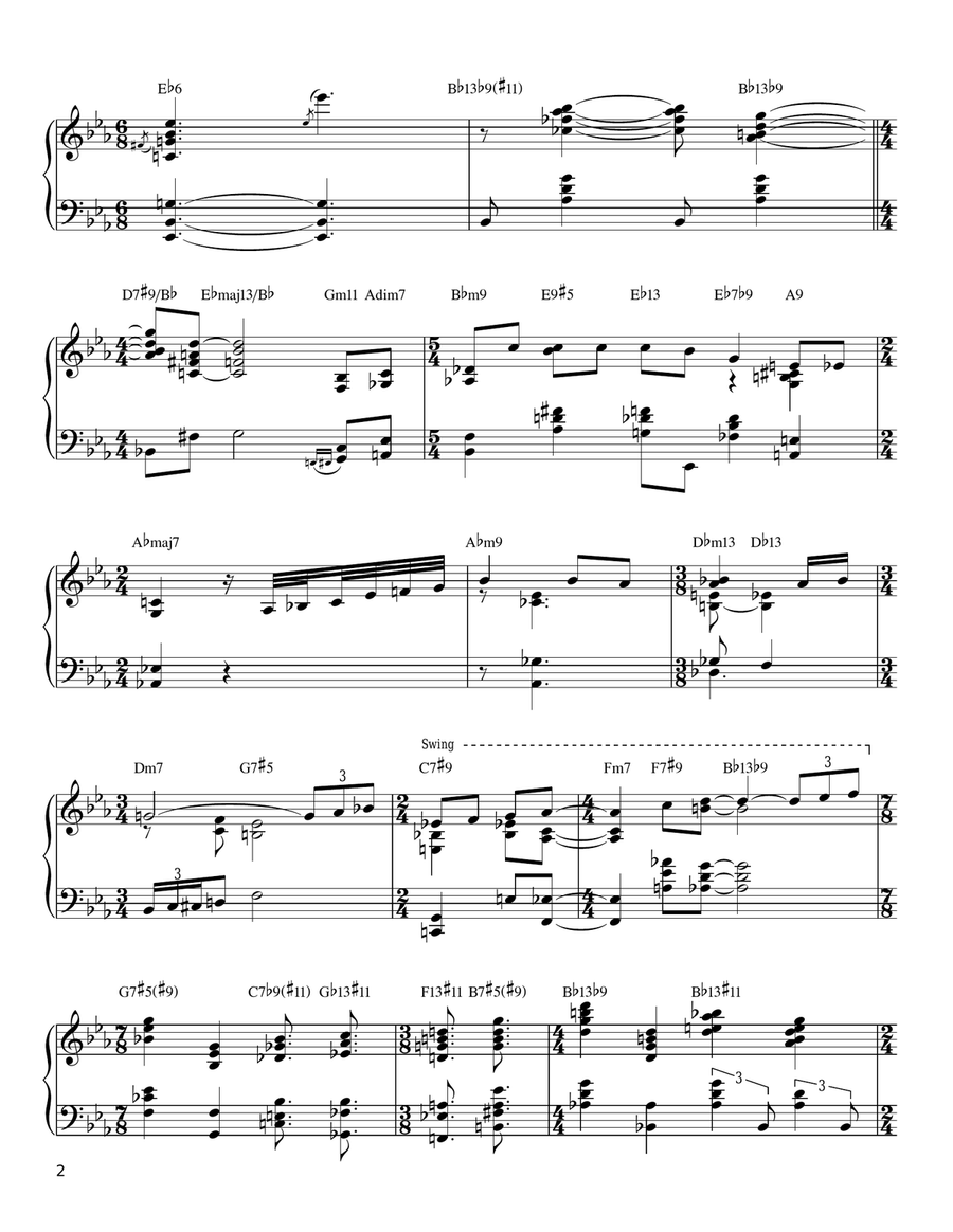 Misty Piano scores gallery preview page 2