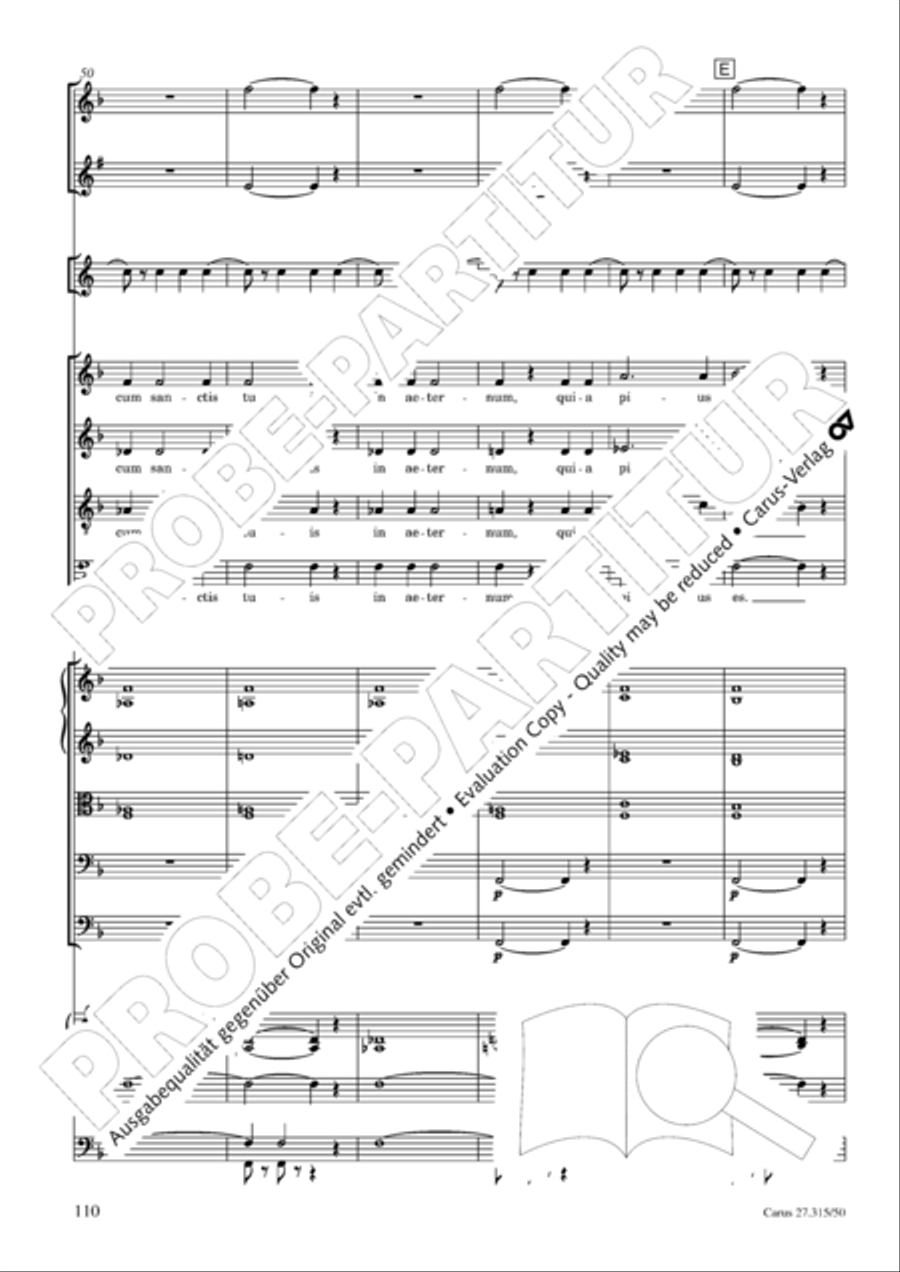 Requiem in C major 4-Part scores gallery preview page 113
