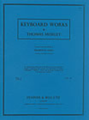 Book cover for Complete Keyboard Music. Book 1