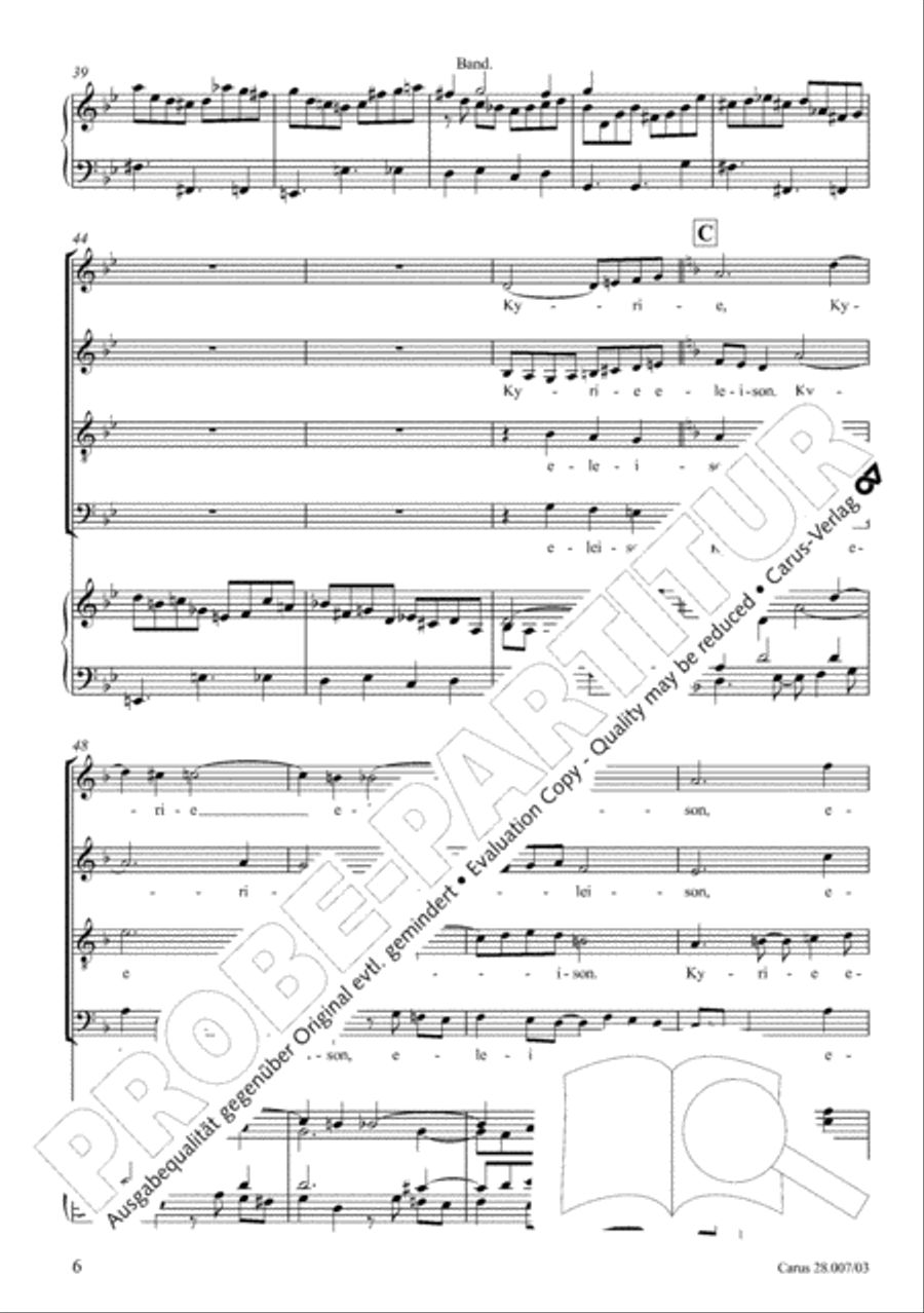 Missa latina 4-Part scores gallery preview page 7