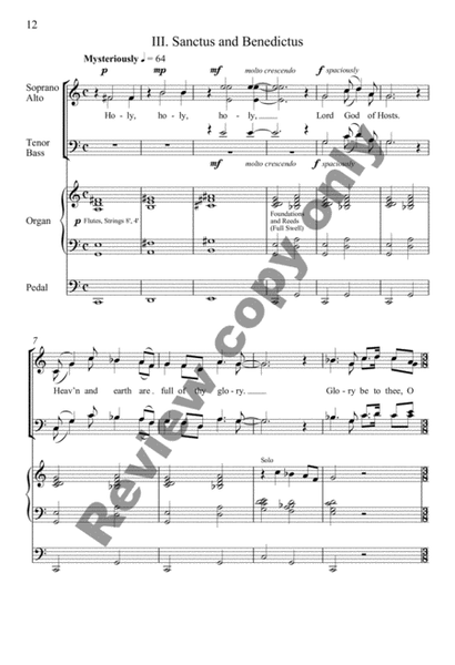 Mass of the Resurrection (Organ/Choral Score)