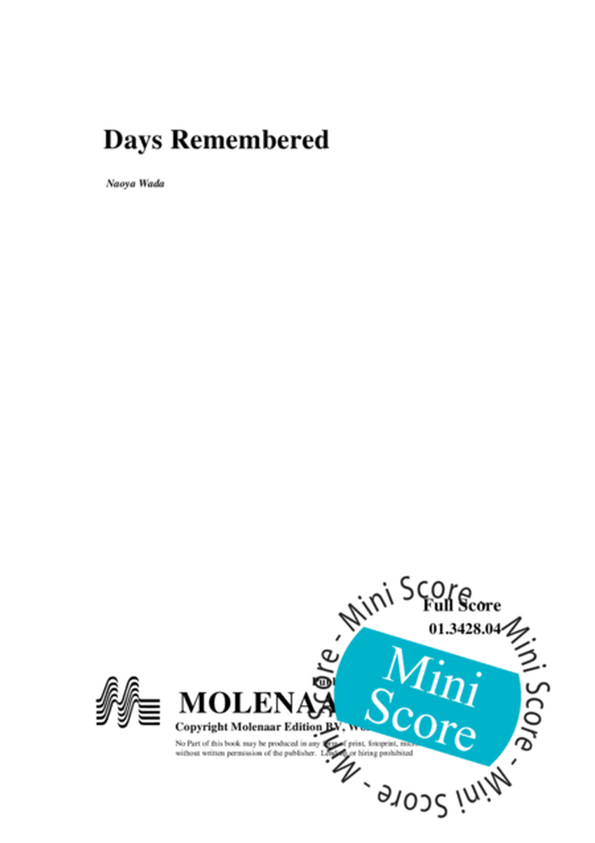 Days Remembered image number null