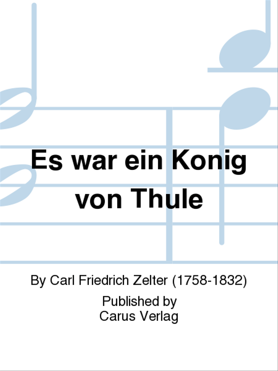 Es war ein Konig von Thule 3-Part scores gallery preview page 1