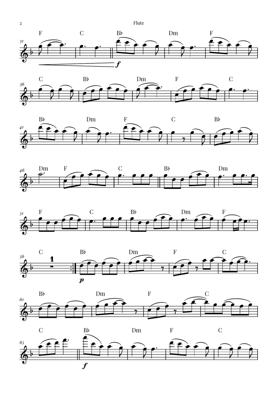 Dandelions Woodwind Quartet scores gallery preview page 6