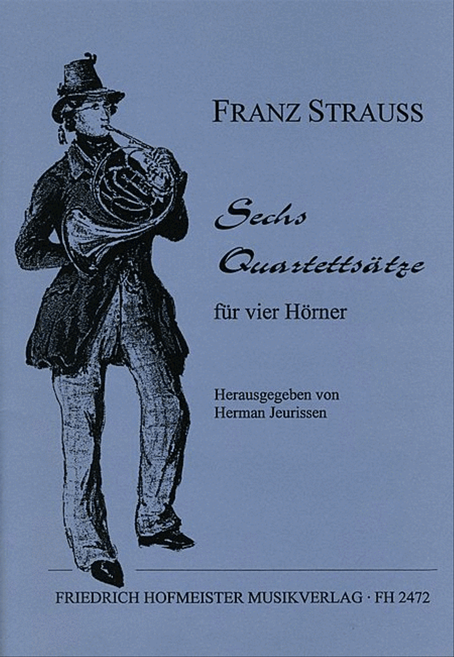 6 Quartettsätze Horn scores gallery preview page 1