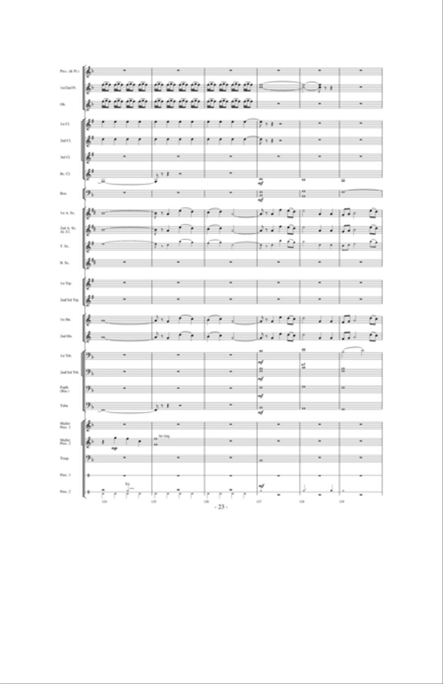 High Country Celebration High Country Celebration Concert Band scores gallery preview page 22