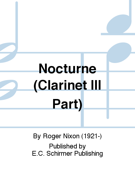 Nocturne (Clarinet III Part)