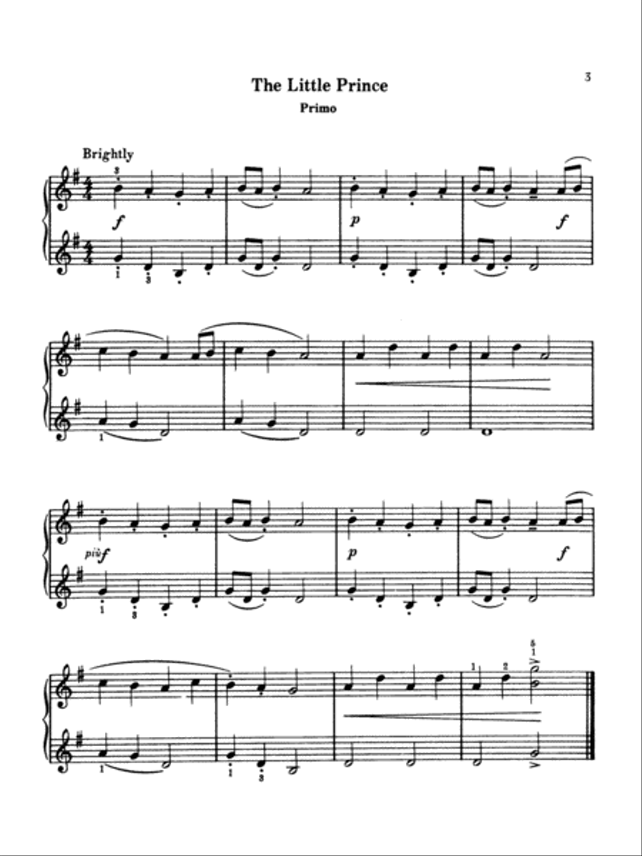 Two at One Piano, Book 2 Small Ensemble scores gallery preview page 4