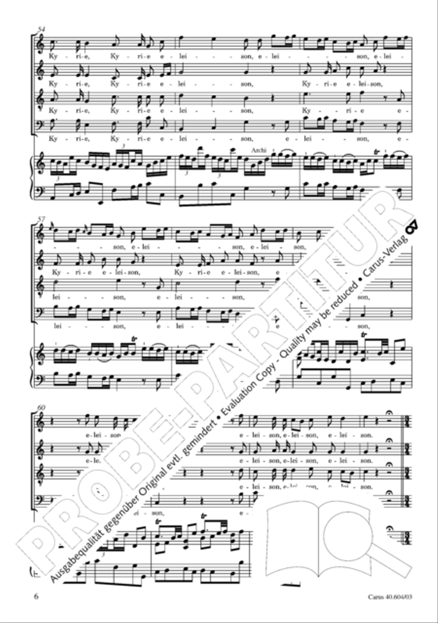 Grosse Mariazeller Messe in C 4-Part scores gallery preview page 15
