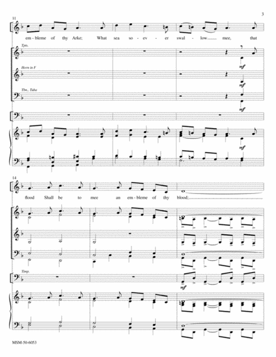 A Hymne to Christ (at the Author's Last Going into Germany) (Full Score) image number null