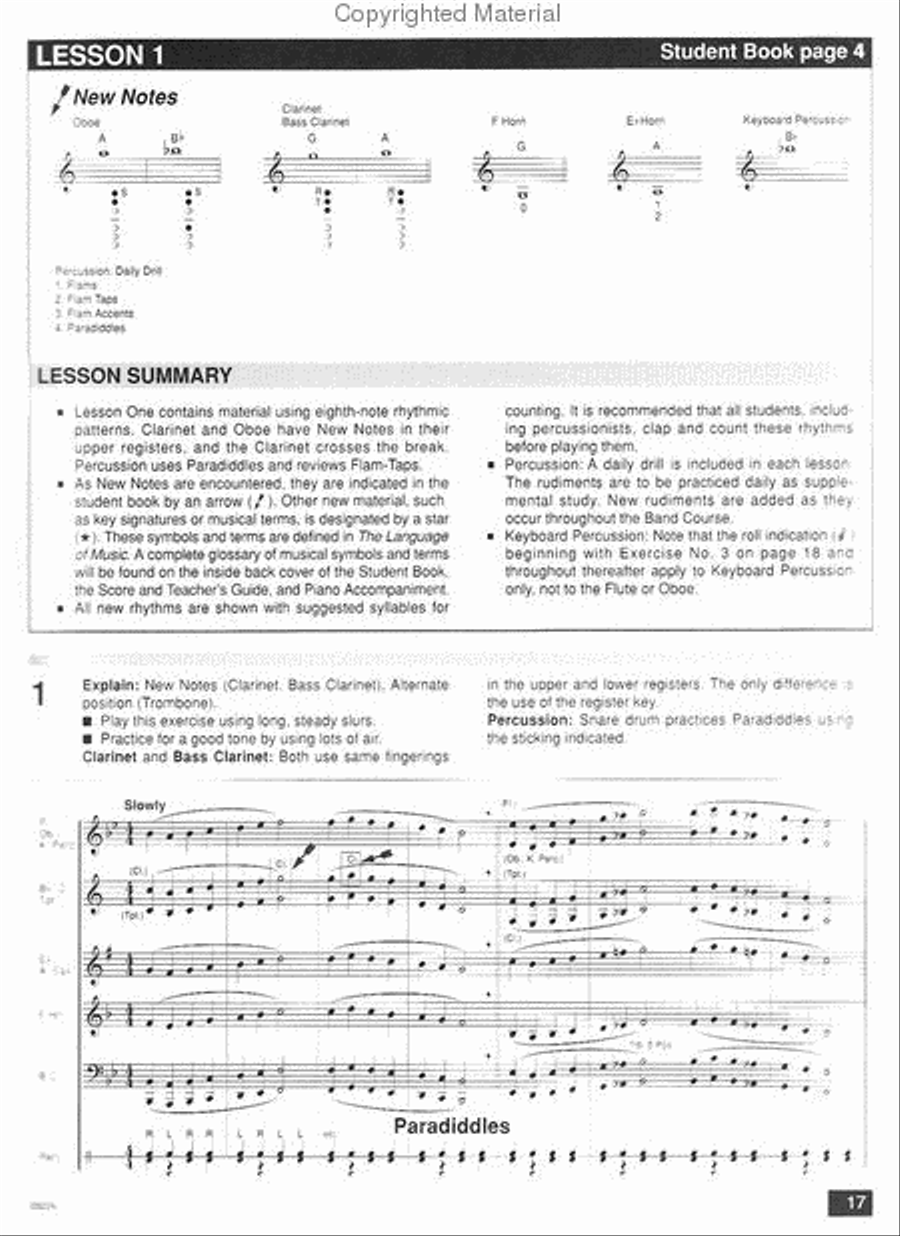 Sounds Spectacular Band Course Concert Band Methods scores gallery preview page 2