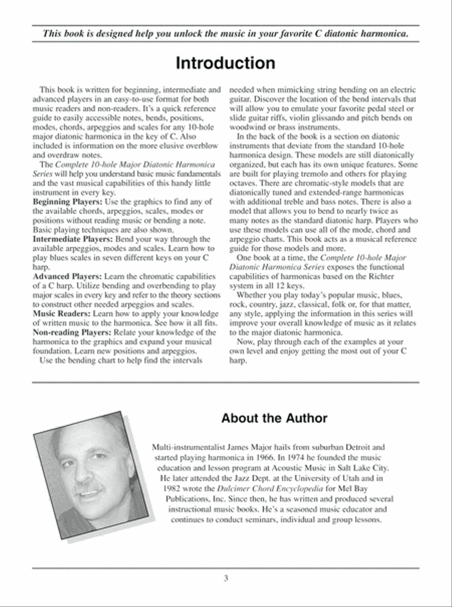 Complete 10-Hole Diatonic Harmonica Series: C Harmonica Book Harmonica scores gallery preview page 4