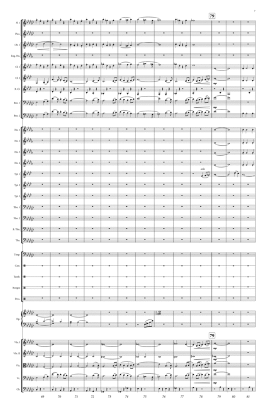 Seven Cities of Gold Seven Cities of Gold Full Orchestra scores gallery preview page 8