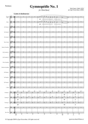 Gymnopédie No.1 - for Wind Band / Concert Band