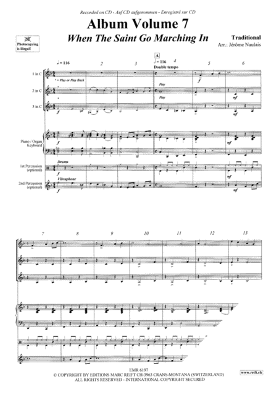 Album Volume 7 Trumpet Trio scores gallery preview page 3