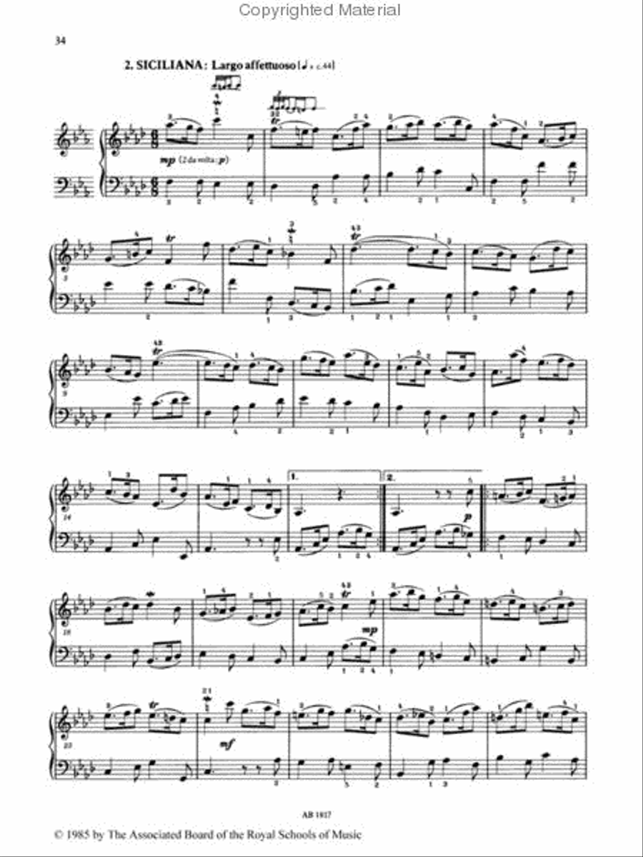 Six Suites of Easy Lessons Piano Method scores gallery preview page 2