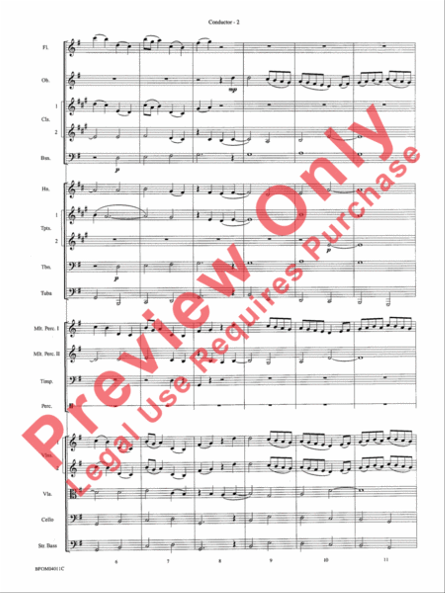 Sleepers Wake (More of the Best of Bach) Full Orchestra scores gallery preview page 4