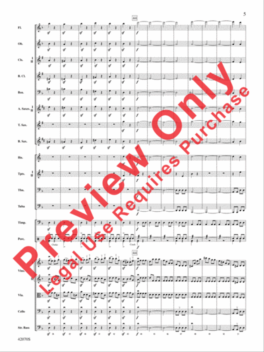 Symphony No. 5 Symphony No. 5 Full Orchestra scores gallery preview page 6