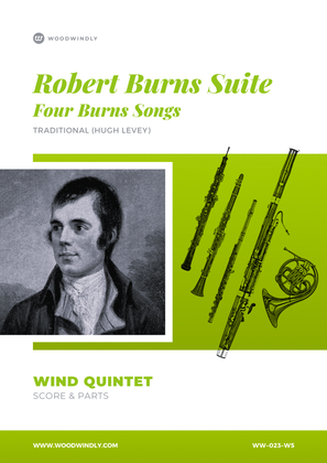 Book cover for Robert Burns Suite for Wind Quintet