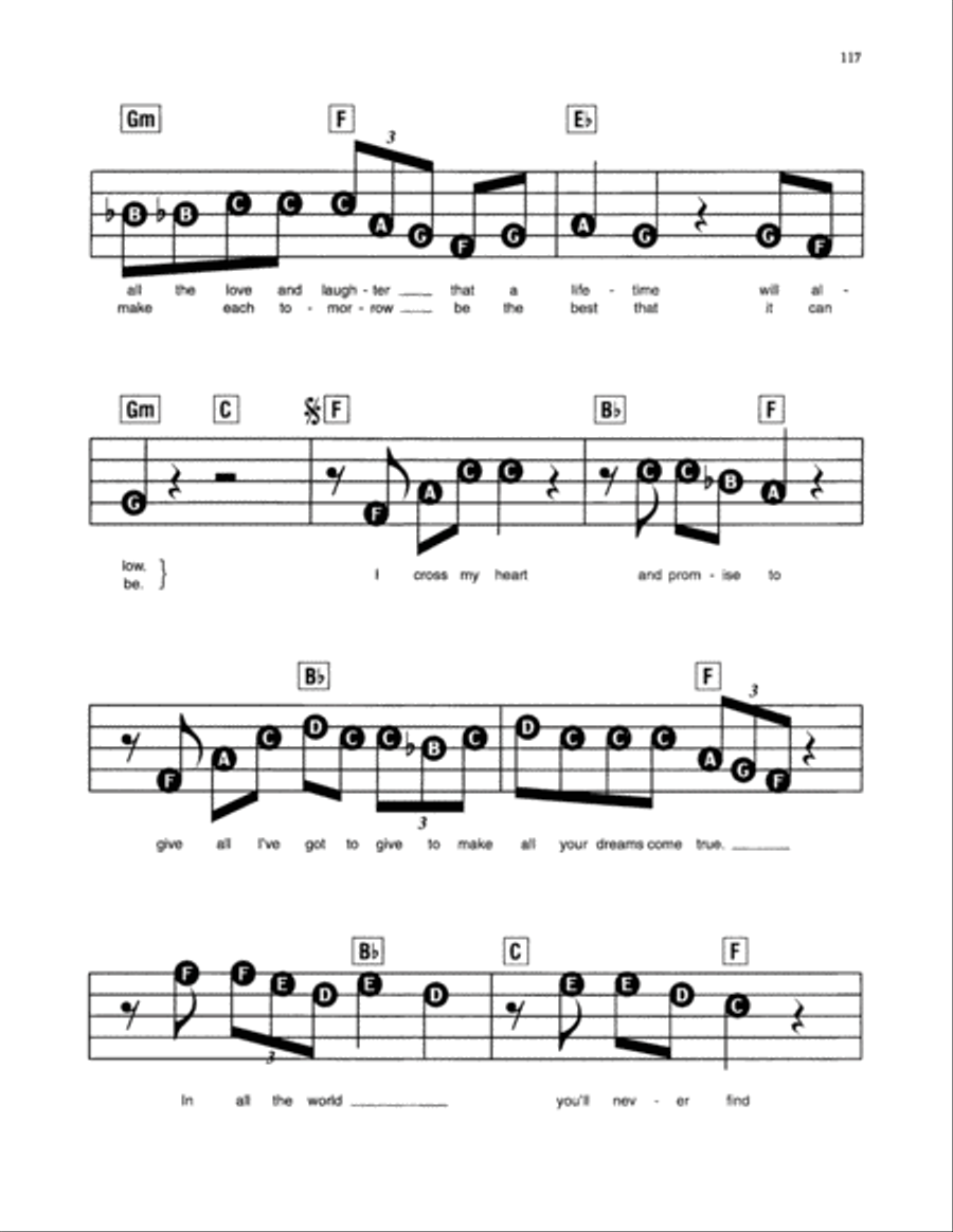 I Cross My Heart Electronic Keyboard scores gallery preview page 2