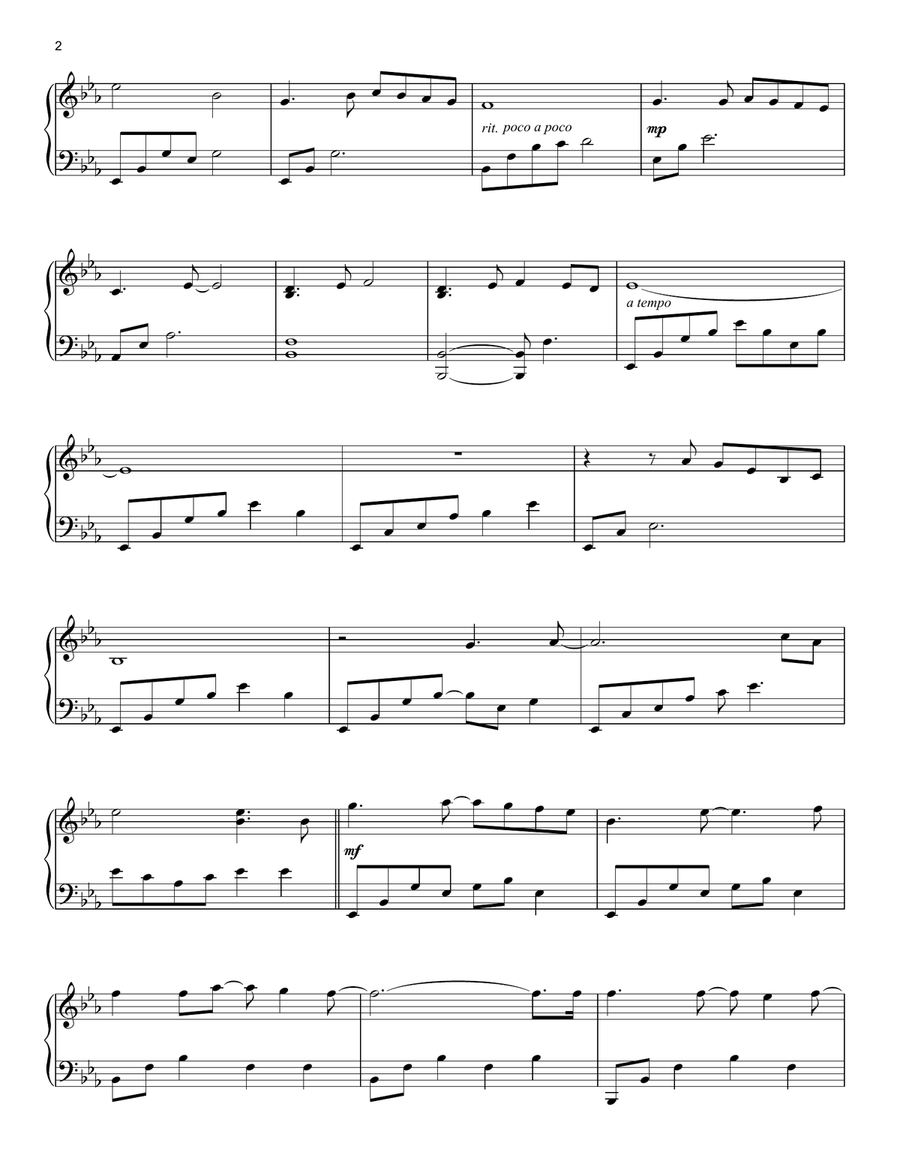 Did You Think To Pray? Piano Solo scores gallery preview page 2