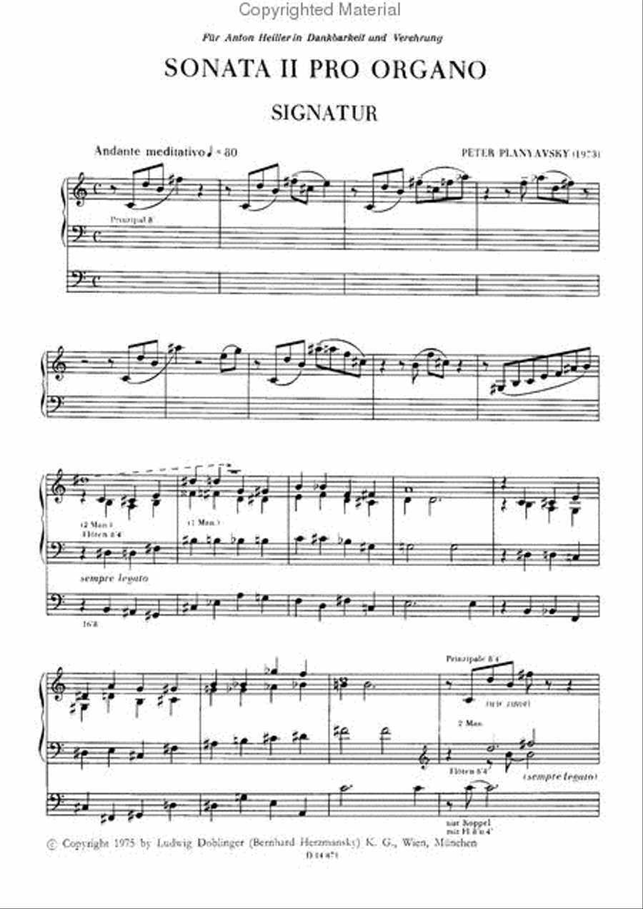 Sonata 2 pro organo Organ scores gallery preview page 2