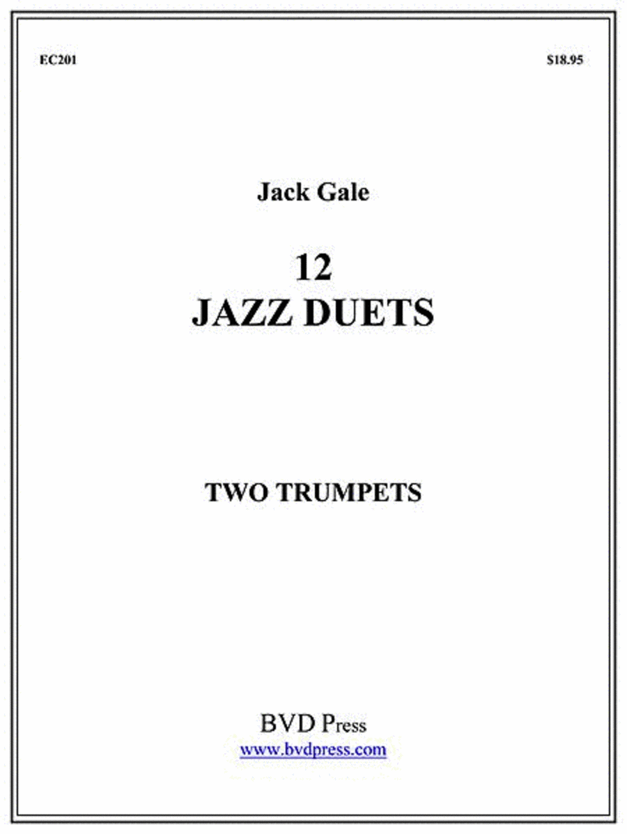 12 Jazz Duets for Two Trumpets