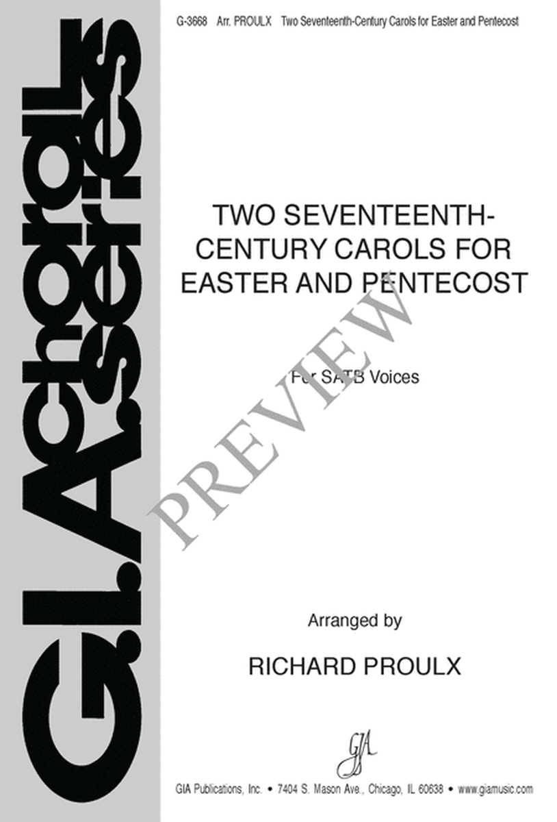 Two Seventeenth-Century Carols for Easter and Pentecost image number null