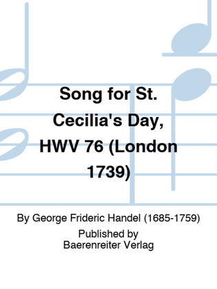 Song for St. Cecilia´s Day, HWV 76