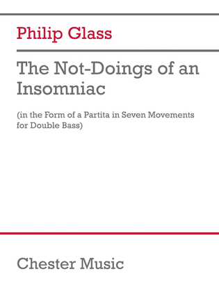 Book cover for The Not-Doings of an Insomniac