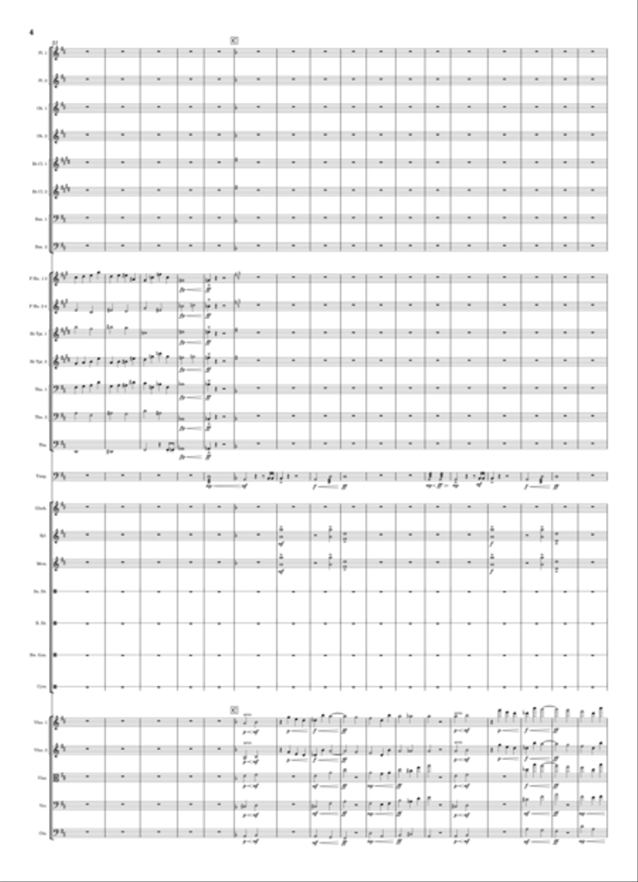 Amore Incantato - Movement 1: Primo Amore (First love) - Score Only Full Orchestra scores gallery preview page 3