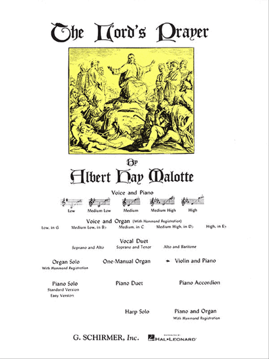 The Lord's Prayer (Piano / Violin)