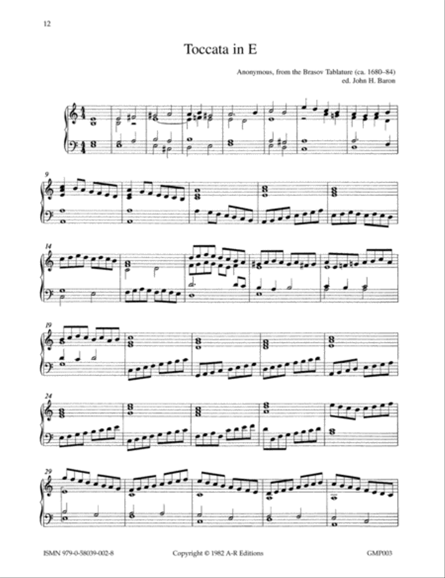 Baroque Organ Music from Central Europe, Germany, and France Organ scores gallery preview page 4