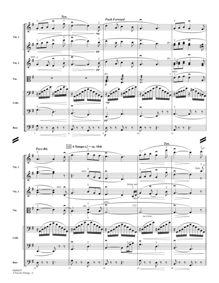 A Puccini Trilogy - Full Score