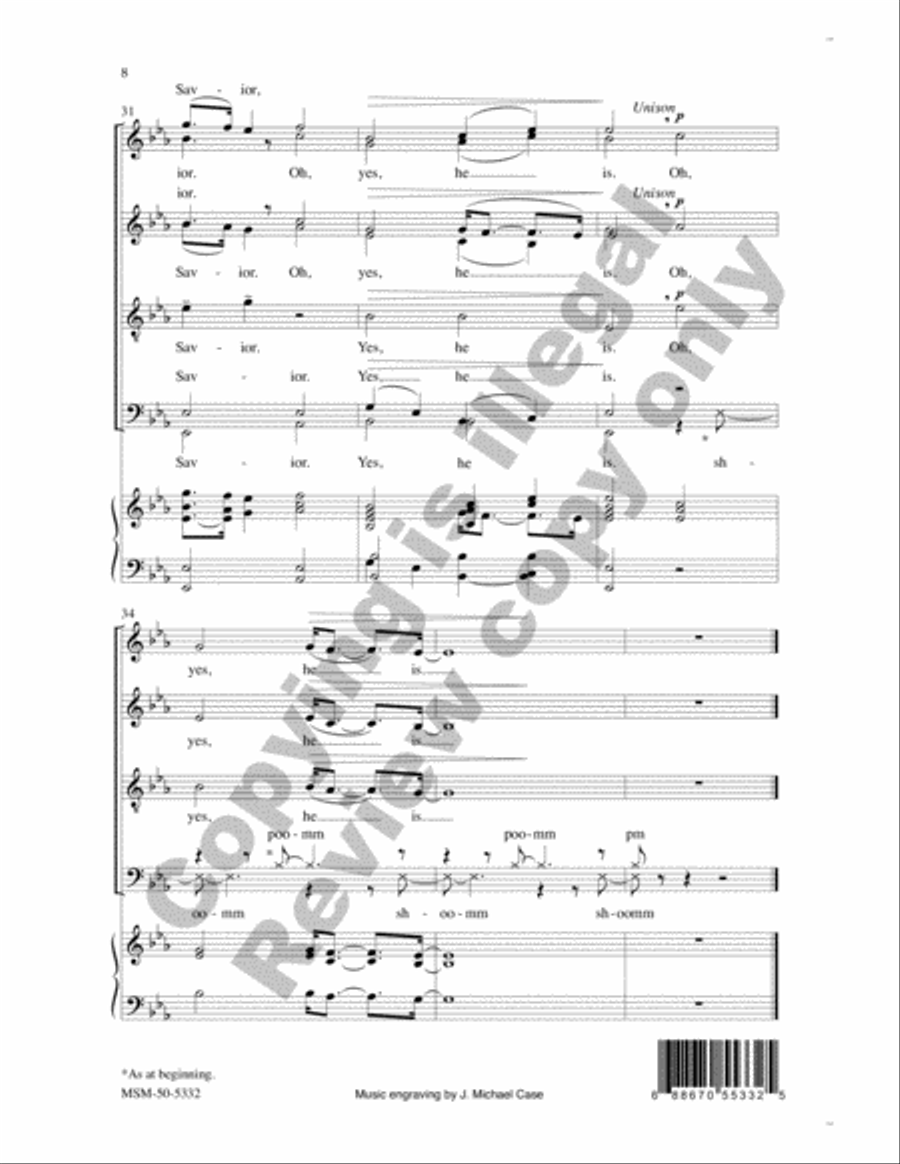 Take Me to the Water Divisi scores gallery preview page 8