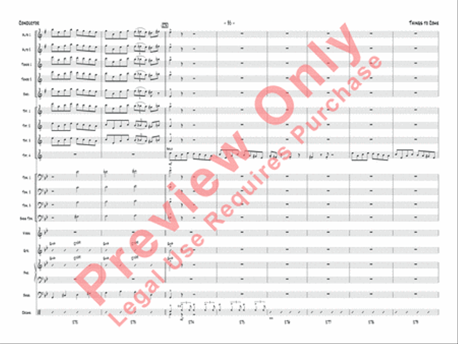 Things to Come Jazz Ensemble scores gallery preview page 36