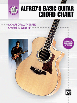 Book cover for Alfred's Basic Guitar Chord Chart