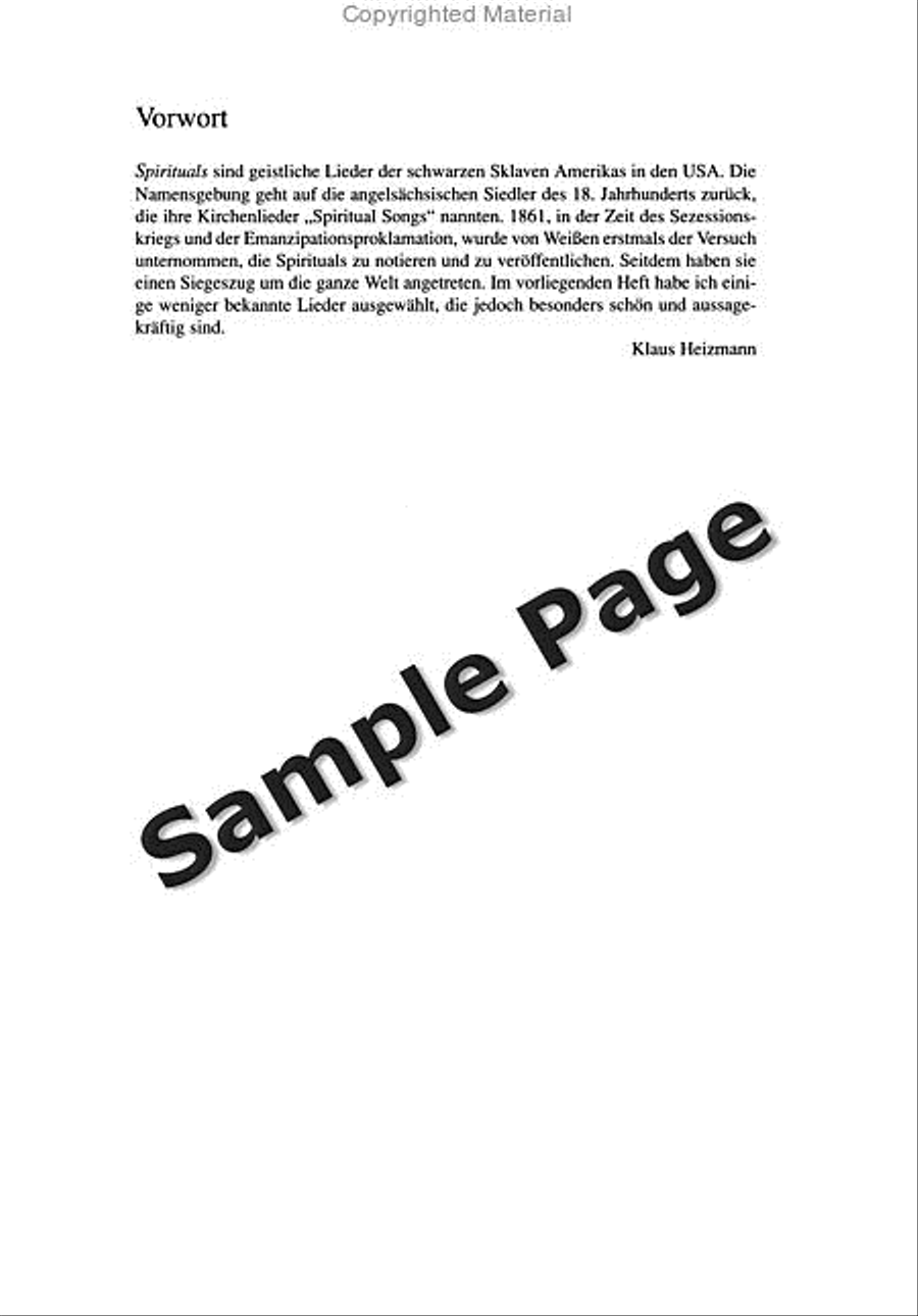 Spirituals And Gospels,4 Ch.sc 4-Part scores gallery preview page 4