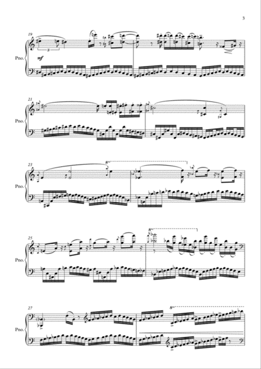 Etude Pastorale for Piano Piano Method scores gallery preview page 3