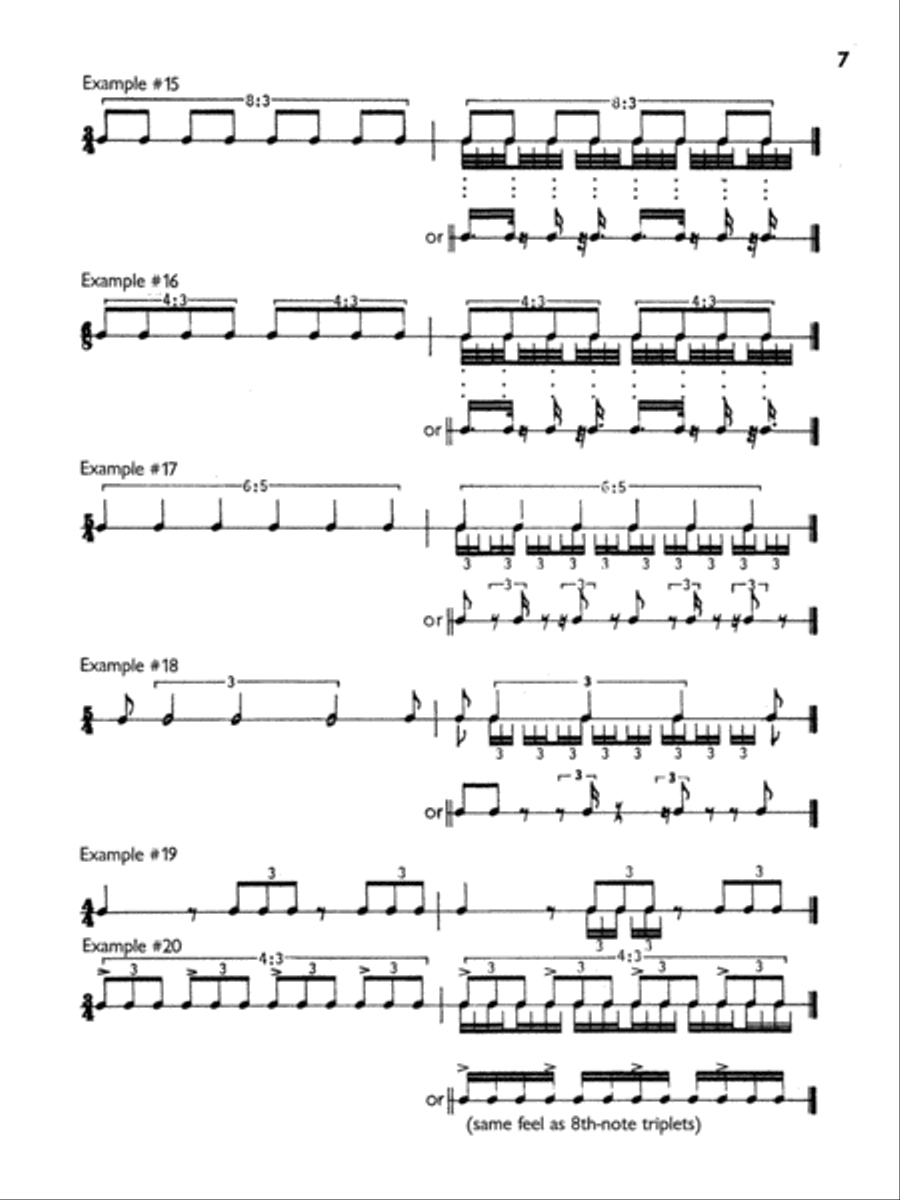 Polyrhythmic Studies for Snare Drum Percussion scores gallery preview page 18