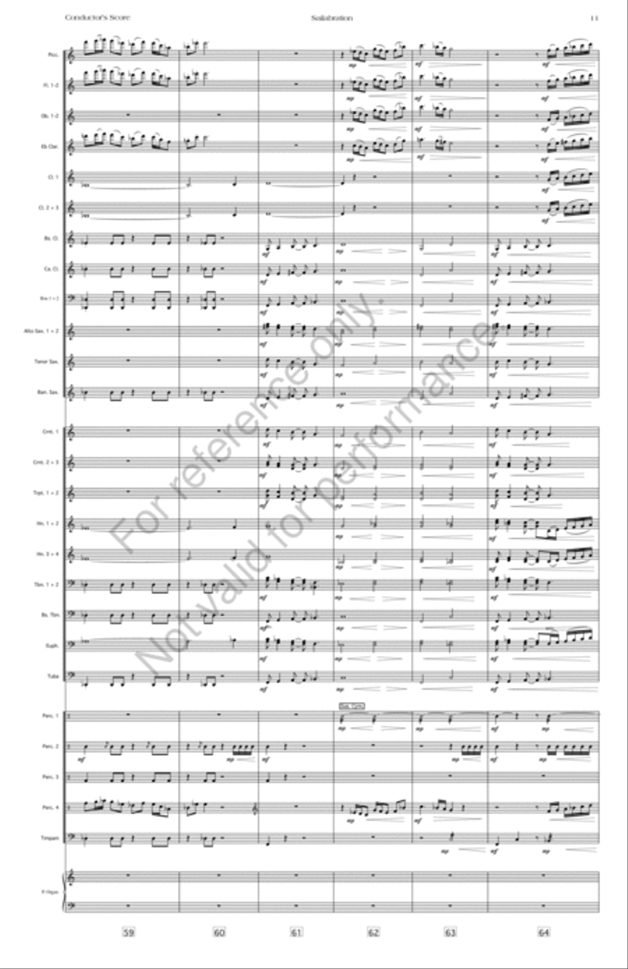 Sailabration Concert Band scores gallery preview page 14