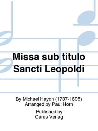 Missa sub titulo Sancti Leopoldi