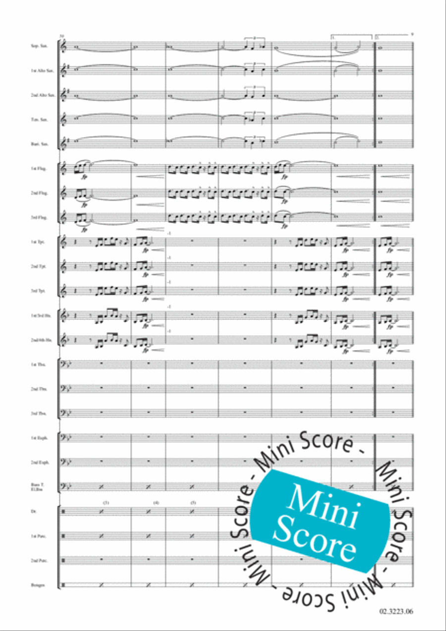 Land Of Make Believe Fanfare Band scores gallery preview page 13