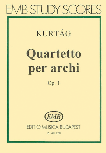 String Quartet, Op. 1 image number null