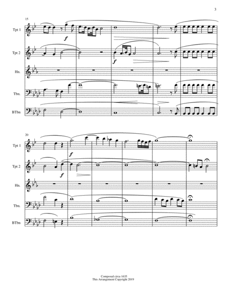 Miserere Mei Deus - Gregorio Allegri - Brass Quintet