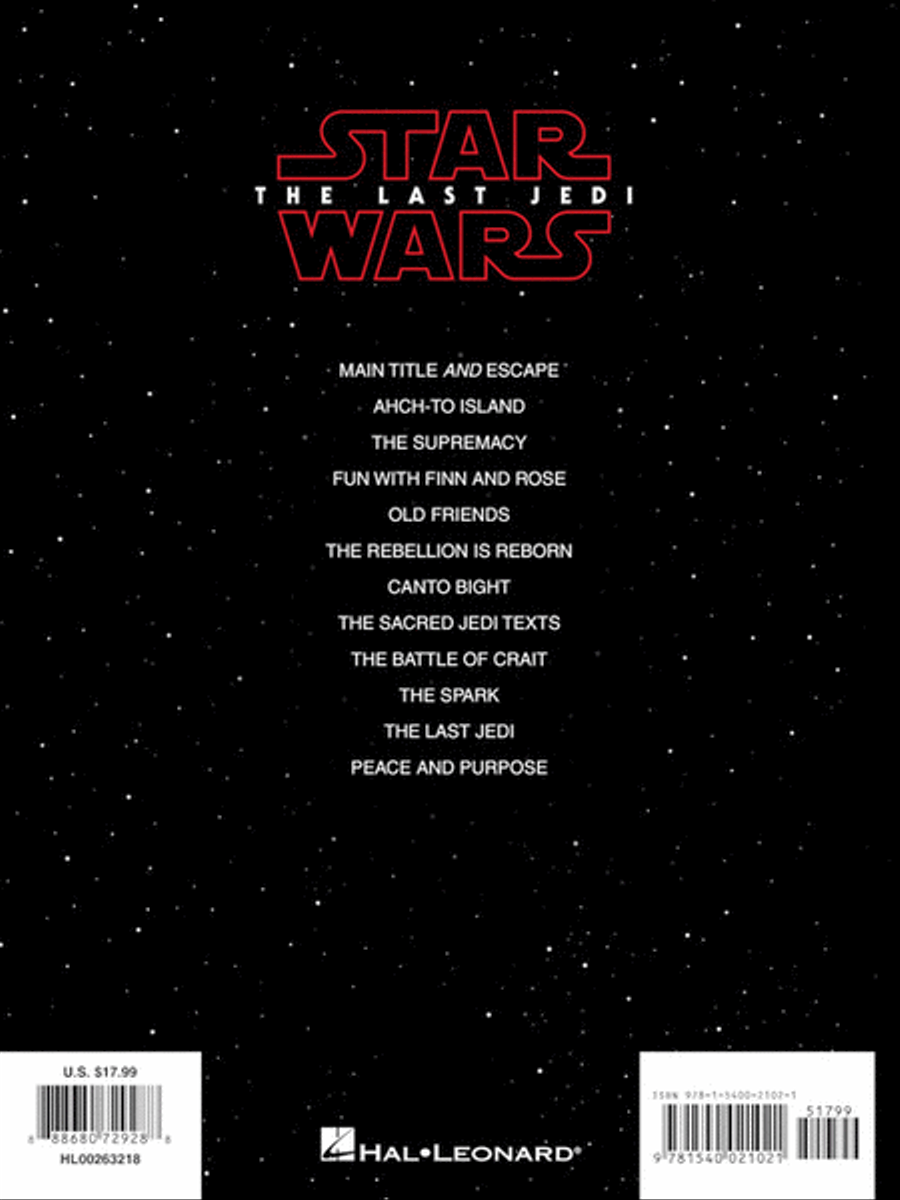 Star Wars: The Last Jedi Piano Solo scores gallery preview page 6