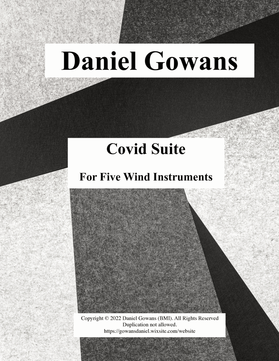 Covid Suite - for Five Wind Instruments Small Ensemble scores gallery preview page 1