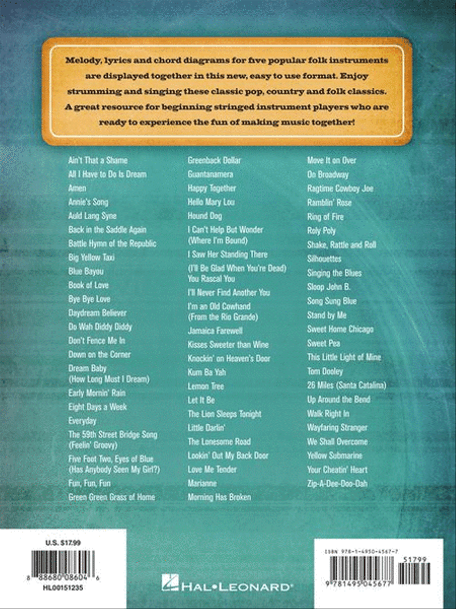 70 Classic Songs – Strum Together Banjo scores gallery preview page 8